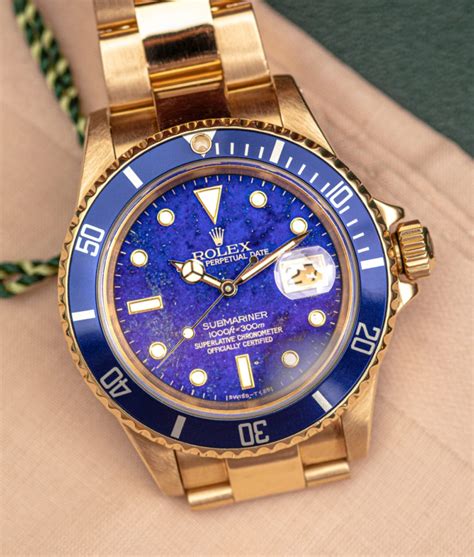 replica rolex submariner 16618|rolex lapis lazuli.